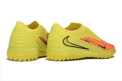 Men's Nike Phantom 6 Low Elite TF Football Shoes - Yellow/Neon Yellow/Flame Orange