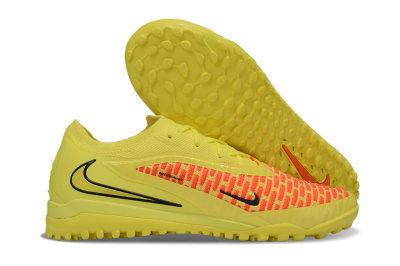 Men's Nike Phantom 6 Low Elite TF Football Shoes - Yellow/Neon Yellow/Flame Orange