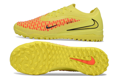 Men's Nike Phantom 6 Low Elite TF Football Shoes - Yellow/Neon Yellow/Flame Orange
