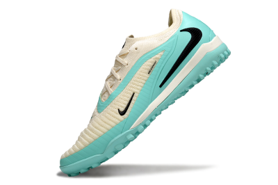 Men's Nike Phantom 6 Low Elite TF Football Shoes - Aqua/Soft Cream/Turquoise Splash