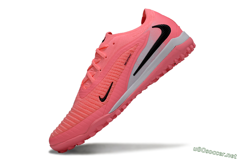 Men's Nike Phantom 6 Low Elite TF Football Shoes - Pink/Electric Pink/Black 5