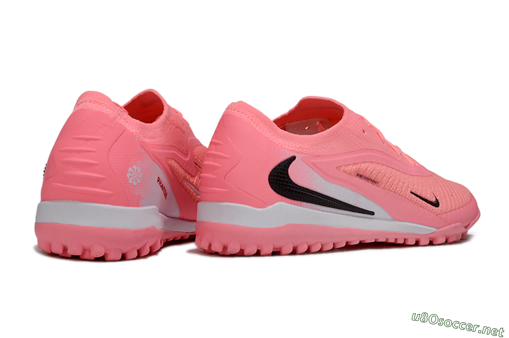 Men's Nike Phantom 6 Low Elite TF Football Shoes - Pink/Electric Pink/Black 6