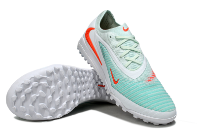 Men's Nike Phantom 6 Low Elite TF Football Shoes - Aqua/Coral Breeze/White Glow