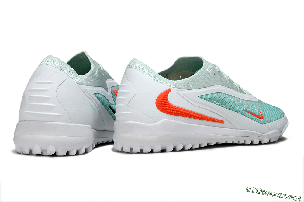 Men's Nike Phantom 6 Low Elite TF Football Shoes - Aqua/Coral Breeze/White Glow 6