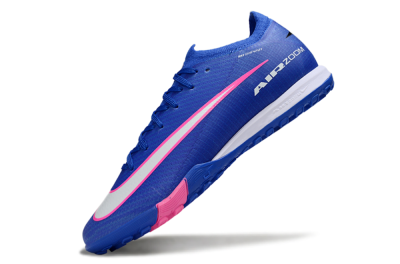 Unisex Nike Air Zoom Mercurial Vapor 16 Elite TF Football Shoes - Blue/Electric Blue/Fuchsia Pink