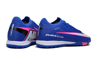 Unisex Nike Air Zoom Mercurial Vapor 16 Elite TF Football Shoes - Blue/Electric Blue/Fuchsia Pink