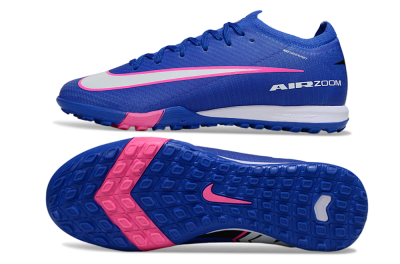 Unisex Nike Air Zoom Mercurial Vapor 16 Elite TF Football Shoes - Blue/Electric Blue/Fuchsia Pink