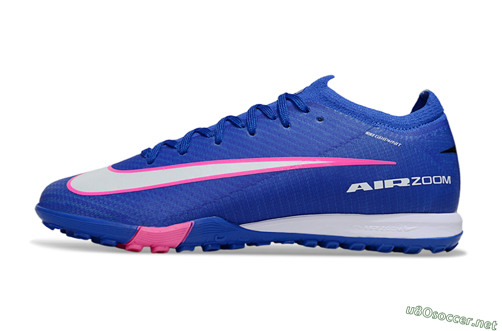 Unisex Nike Air Zoom Mercurial Vapor 16 Elite TF Football Shoes - Blue/Electric Blue/Fuchsia Pink 0