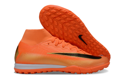 Unisex Nike Air Zoom Mercurial Superfly 10 Elite TF Football Shoes - Orange/Bright Blaze/Black Gold
