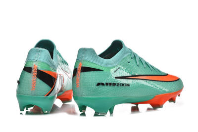 Unisex Nike Air Zoom Mercurial Vapor 16 Elite FG Football Boots - Green/Aqua Splash/Coral Burst