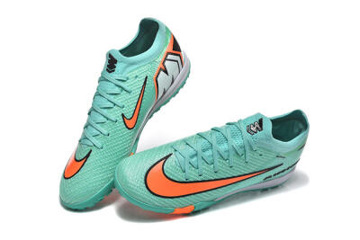 Unisex Nike Air Zoom Mercurial Vapor 16 Elite TF Football Shoes - Aqua/Coral Burst/Teal Wave