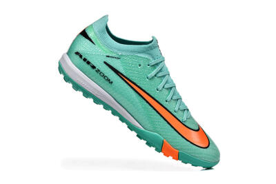 Unisex Nike Air Zoom Mercurial Vapor 16 Elite TF Football Shoes - Aqua/Coral Burst/Teal Wave