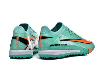 Unisex Nike Air Zoom Mercurial Vapor 16 Elite TF Football Shoes - Aqua/Coral Burst/Teal Wave