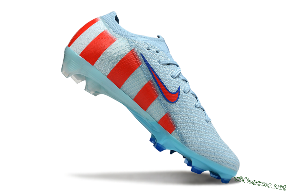 Men's Nike Air Zoom Mercurial Vapor 16 Elite FG Football Boots - Blue/Bright Red/Light Blue 4