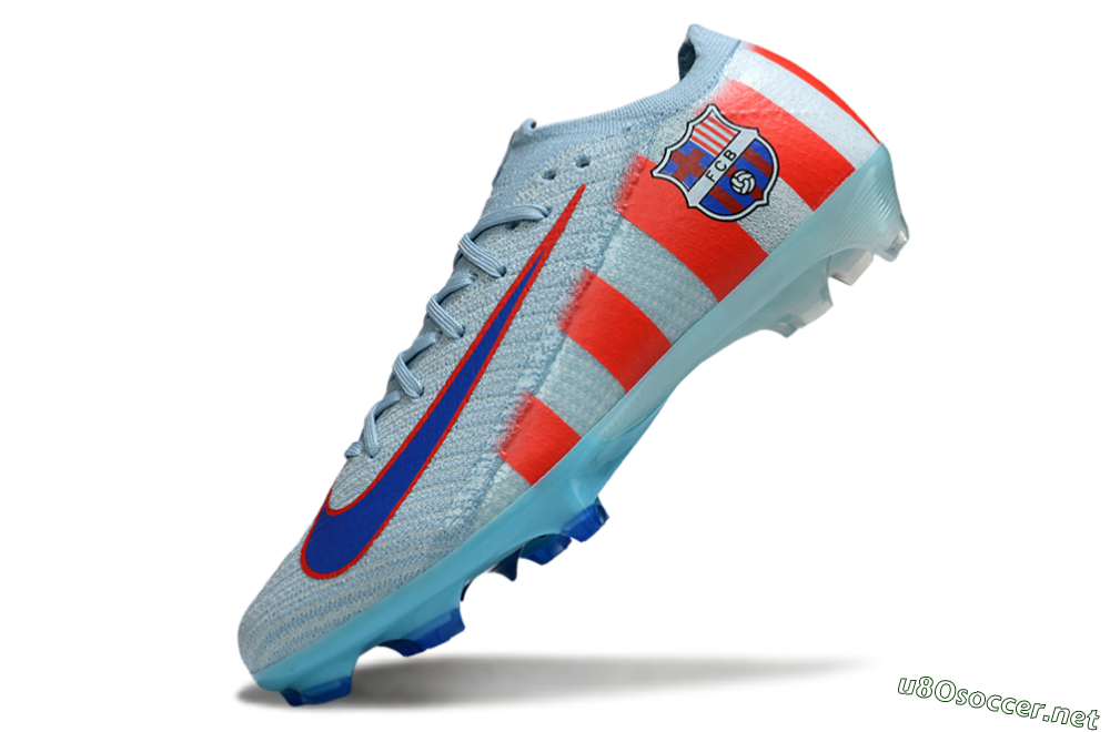 Men's Nike Air Zoom Mercurial Vapor 16 Elite FG Football Boots - Blue/Bright Red/Light Blue 5