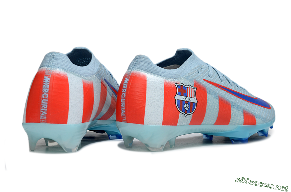 Men's Nike Air Zoom Mercurial Vapor 16 Elite FG Football Boots - Blue/Bright Red/Light Blue 6