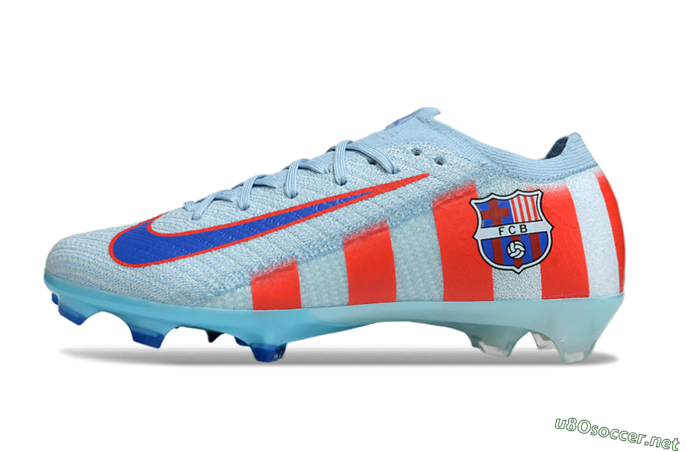 Men's Nike Air Zoom Mercurial Vapor 16 Elite FG Football Boots - Blue/Bright Red/Light Blue 0