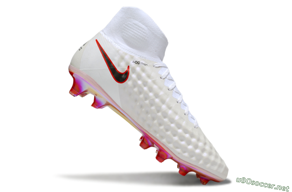 Men's Nike Magista Orden 2 FG Football Boots - White/Fiery Red/Black 5