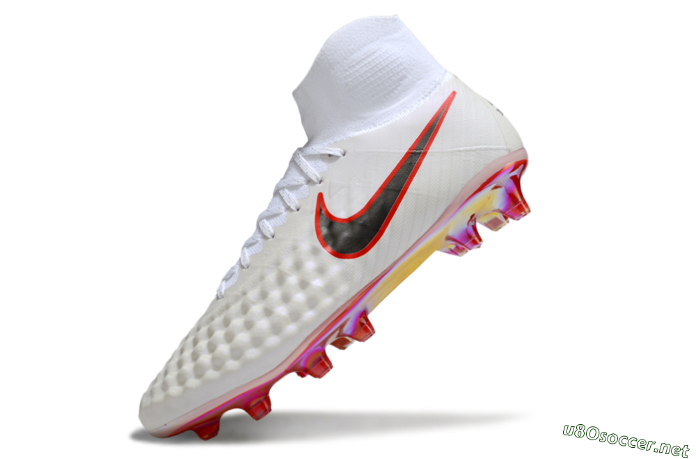 Men's Nike Magista Orden 2 FG Football Boots - White/Fiery Red/Black 6