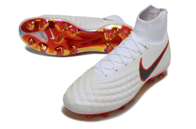 Men's Nike Magista Orden 2 FG Football Boots - White/Fiery Red/Black