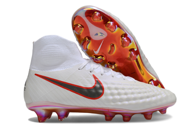 Men's Nike Magista Orden 2 FG Football Boots - White/Fiery Red/Black