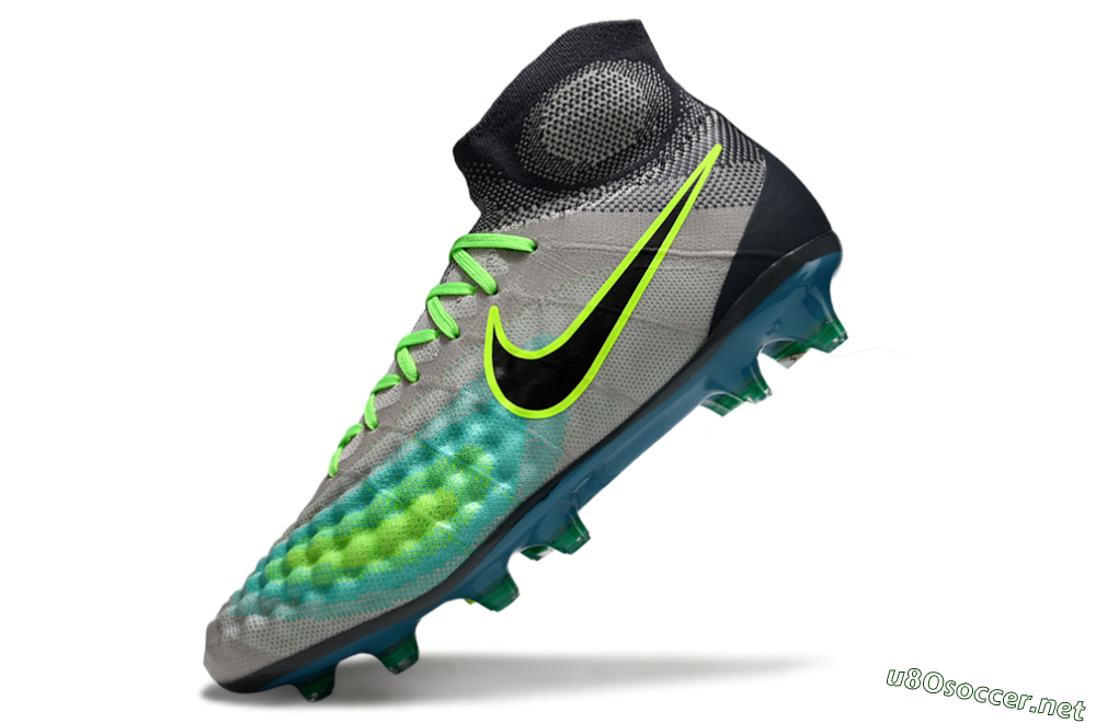Men's Nike Magista Orden 2 FG Football Boots - Gray/Neon Green/Black 6