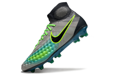 Men's Nike Magista Orden 2 FG Football Boots - Gray/Neon Green/Black