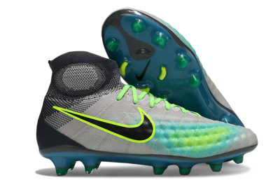 Men's Nike Magista Orden 2 FG Football Boots - Gray/Neon Green/Black
