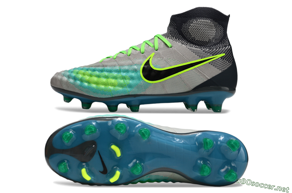 Men's Nike Magista Orden 2 FG Football Boots - Gray/Neon Green/Black 1