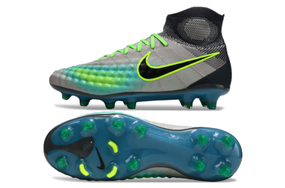 Men's Nike Magista Orden 2 FG Football Boots - Gray/Neon Green/Black