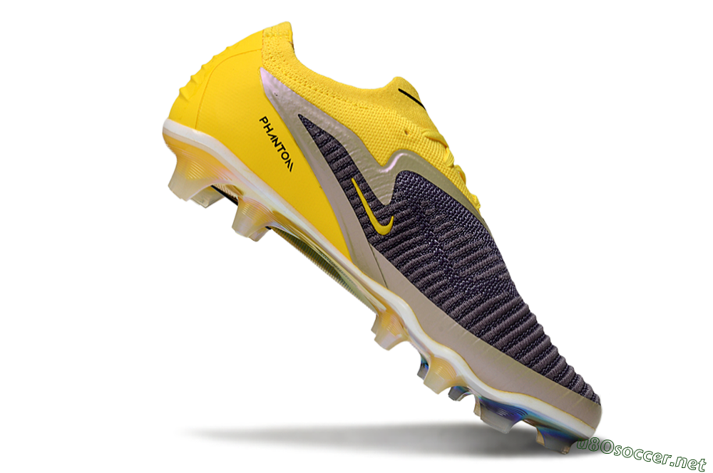Unisex Nike Phantom 6 Low Elite FG Football Boots - Yellow/Ample Gold/Graphite Gray 4