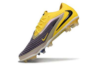 Unisex Nike Phantom 6 Low Elite FG Football Boots - Yellow/Ample Gold/Graphite Gray