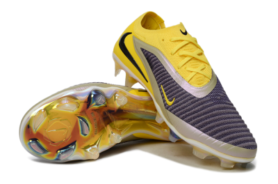 Unisex Nike Phantom 6 Low Elite FG Football Boots - Yellow/Ample Gold/Graphite Gray