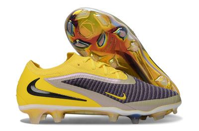 Unisex Nike Phantom 6 Low Elite FG Football Boots - Yellow/Ample Gold/Graphite Gray