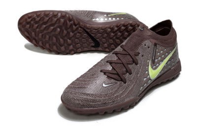 Men's Nike Phantom GX 2 Elite TF Football Shoes - Brown/Olive Green/Gray
