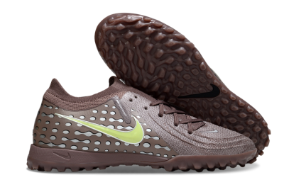 Men's Nike Phantom GX 2 Elite TF Football Shoes - Brown/Olive Green/Gray