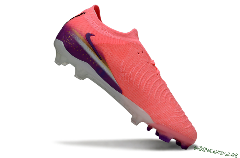 Men's Nike Phantom GX 2 Elite FG Football Boots - Pink/Vibrant Pink/Deep Violet 4