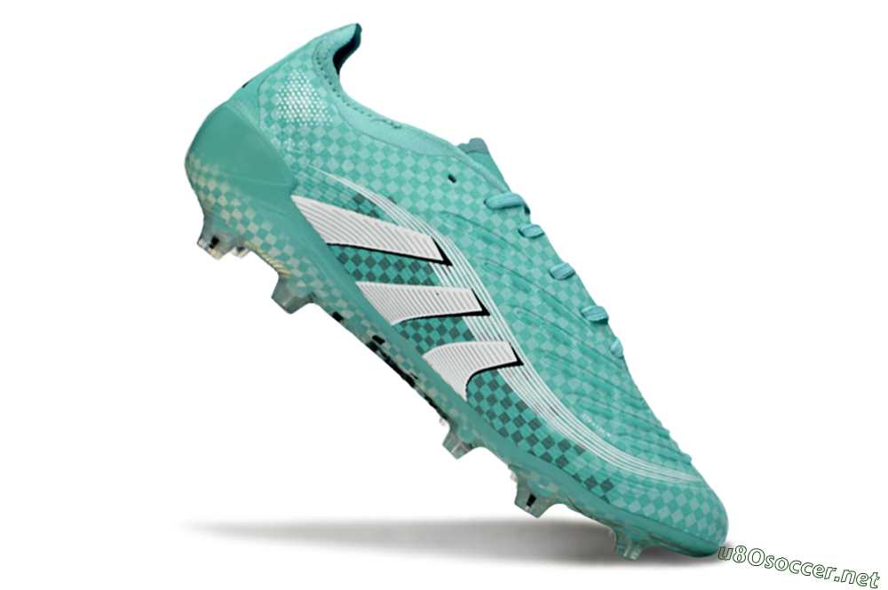 Unisex Adidas Predator 25 Elite FG Football Boots - Aqua/Mint Green/White 4