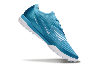 Men's Nike Phantom 6 Low Elite TF Football Shoes - Blue/Sky Blue/Ocean Blue
