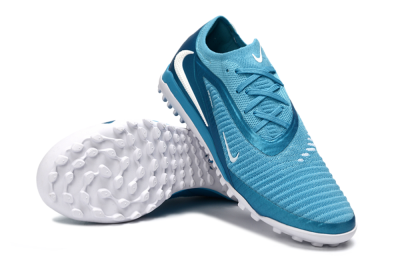 Men's Nike Phantom 6 Low Elite TF Football Shoes - Blue/Sky Blue/Ocean Blue