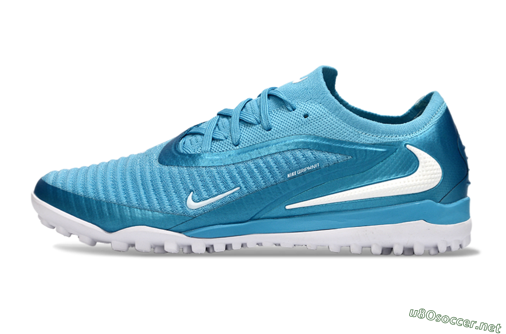 Men's Nike Phantom 6 Low Elite TF Football Shoes - Blue/Sky Blue/Ocean Blue 0