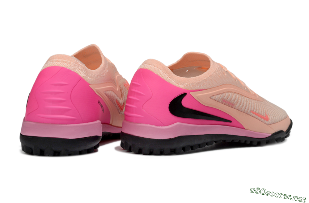 Men's Nike Phantom 6 Low Elite TF Football Shoes - Pink/Coral Blush/Hot Pink 6