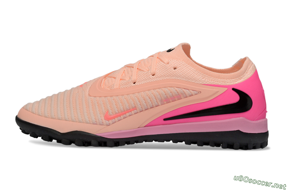 Men's Nike Phantom 6 Low Elite TF Football Shoes - Pink/Coral Blush/Hot Pink 0