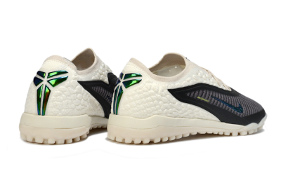 Men's Nike Phantom 6 Low Elite TF Football Shoes - Black/Electric Green/Neutral Beige