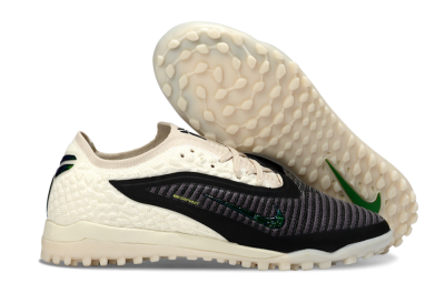 Men's Nike Phantom 6 Low Elite TF Football Shoes - Black/Electric Green/Neutral Beige