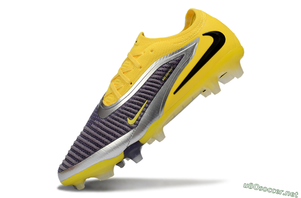 Men's Nike Phantom 6 Low Elite FG Football Boots - Yellow/Electric Yellow/Dark Gray 5