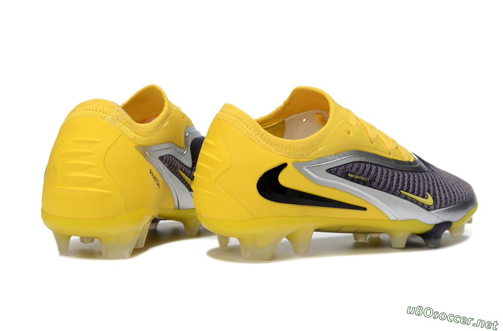 Men's Nike Phantom 6 Low Elite FG Football Boots - Yellow/Electric Yellow/Dark Gray 6
