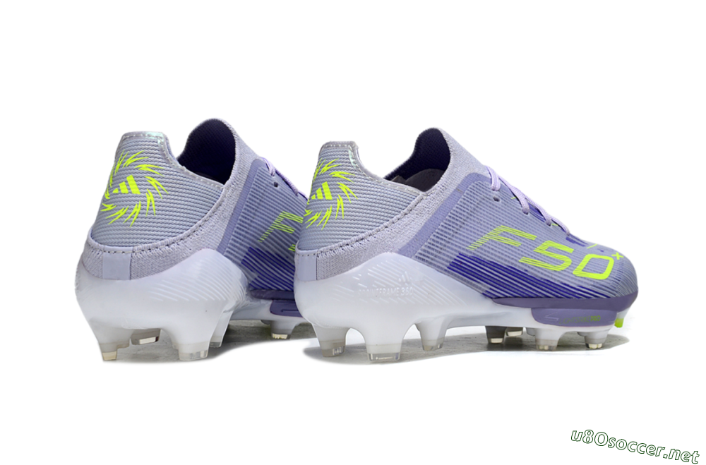 Kids Adidas F50 Elite Lightstrike Pro FG Football Boots - Purple/Electric Yellow/Violet Gradient 5