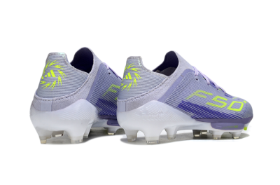 Kids Adidas F50 Elite Lightstrike Pro FG Football Boots - Purple/Electric Yellow/Violet Gradient