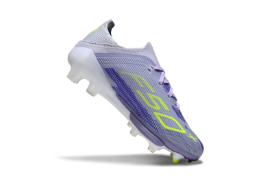 Kids Adidas F50 Elite Lightstrike Pro FG Football Boots - Purple/Electric Yellow/Violet Gradient